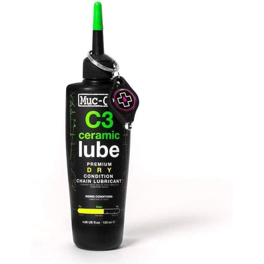 Muc-Off C3 Ceramic Dry Lube Bike Chain Lubricant 120ml 5037835872002 - Start Fitness