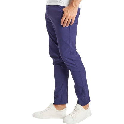 Ohmme Discovery Mens Chinos Yoga Pants - Blue - Start Fitness