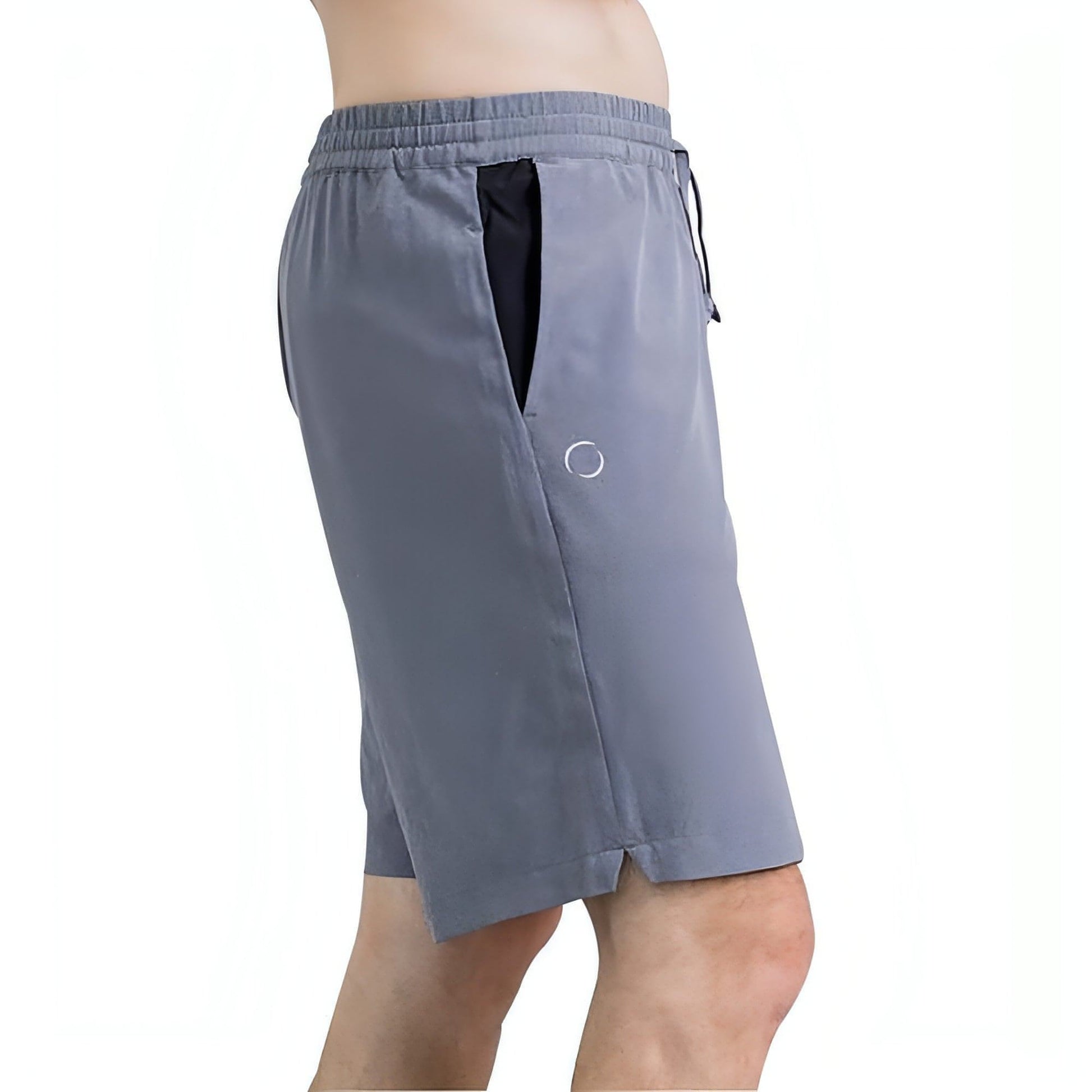 Ohmme Eco Warrior II Mens Yoga Shorts - Grey - Start Fitness