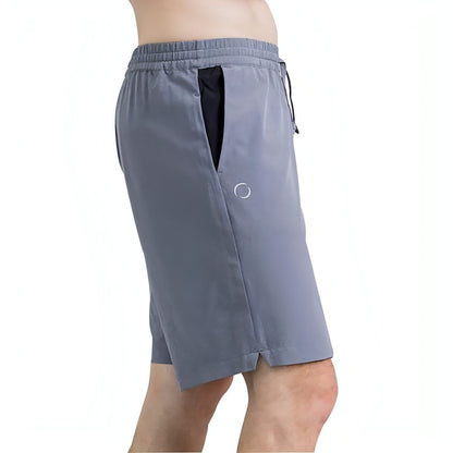 Ohmme Eco Warrior II Mens Yoga Shorts - Grey - Start Fitness