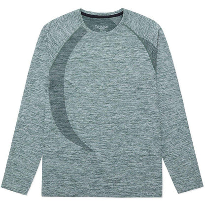 Ohmme Orion Long Sleeve Mens Yoga Top - Green - Start Fitness