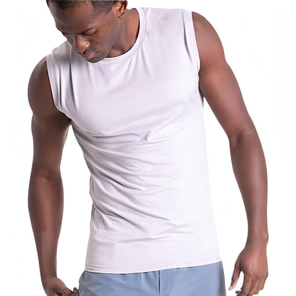 Ohmme Sagan Mens Yoga Vest - Grey - Start Fitness