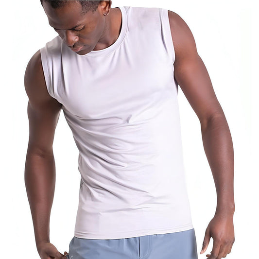 Ohmme Sagan Mens Yoga Vest - Grey - Start Fitness