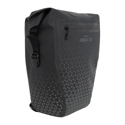 Oxford Aqua V 20L Extreme Visibility Single QR Pannier Bag - Black