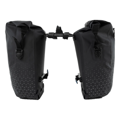 Oxford Aqua V 32 Extreme Visibility Double Pannier Bag - Black