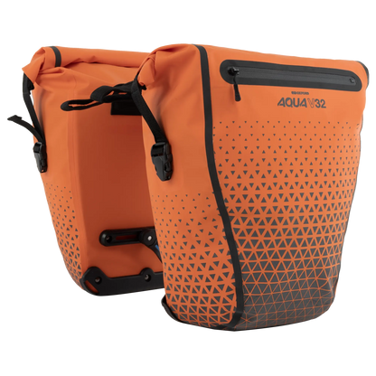 Oxford Aqua V 32 Extreme Visibility Double Pannier Bag - Orange