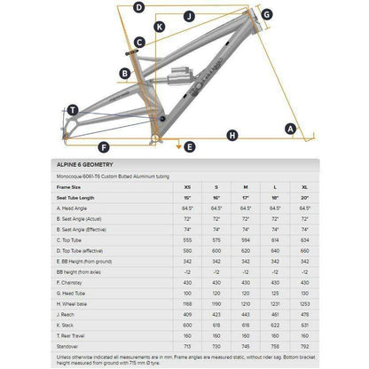 Orange Alpine 6 Frame w-X2 Factory Shock 2018 - Norlando Grey - Start Fitness