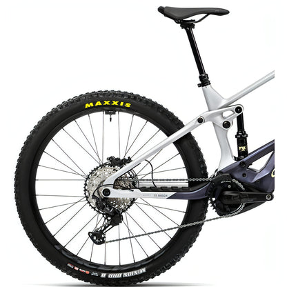 Orbea Wild FS M20 Carbon Electric Mountain Bike 2023 - Halo Silver & Tanazanite Carbon View