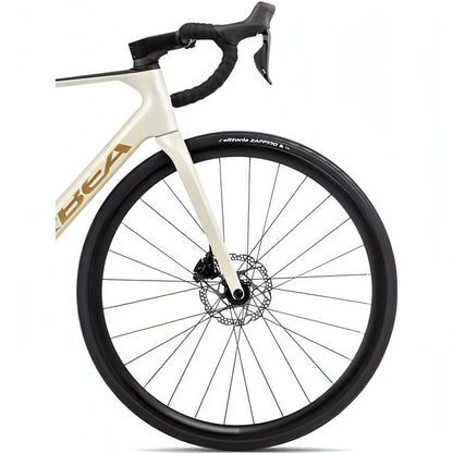 Orbea Orca M30i Carbon Road Bike 2024 - Ivory White & Burgundy