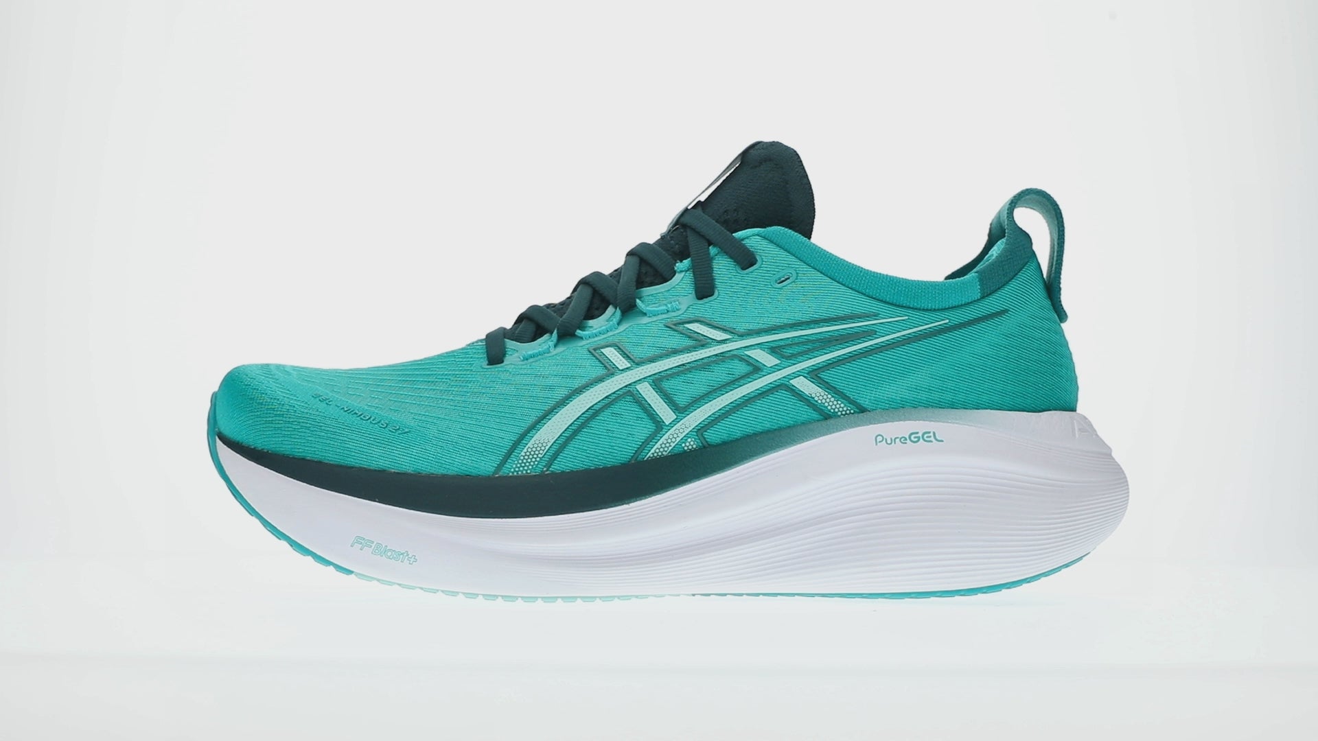 Asics Gel Nimbus 27 Mens Running Shoes - Green – Start Fitness