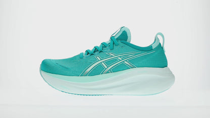Asics Gel Nimbus 27 Womens Running Shoes - Green