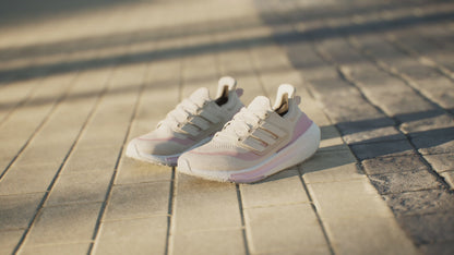 adidas Ultra Boost Light Womens Running Shoes - Pink