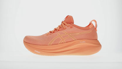 Asics Gel Nimbus 27 Lite-Show Womens Running Shoes - Orange