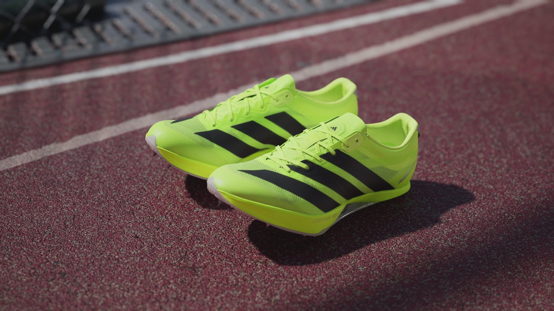 adidas ADIZERO primesp3スパイクシューズ 蛍光イエロー adizero prime