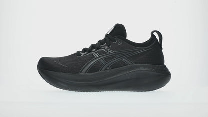 Asics Gel Nimbus 27 Womens Running Shoes - Black