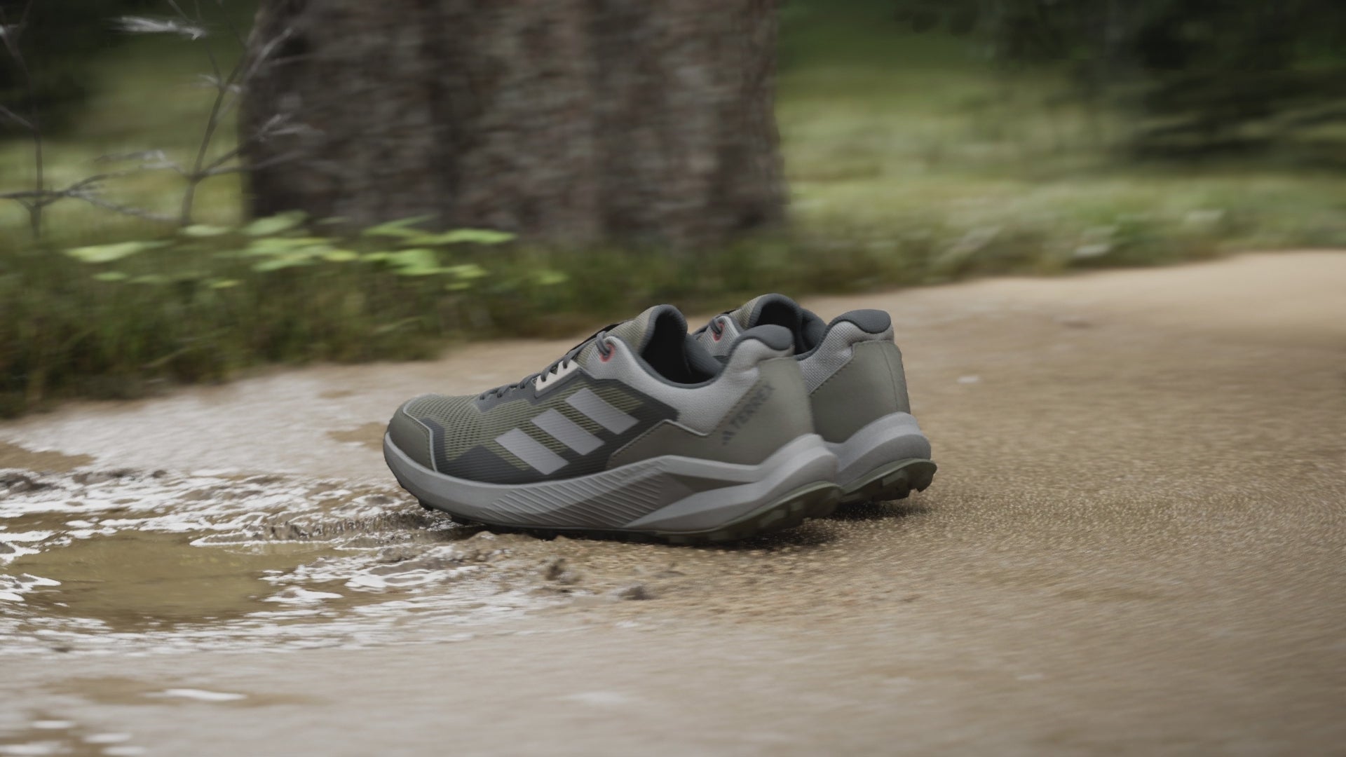 【lcrasher様用】STRIGOI / Abandon All Fa adidas Terrex Trail Rider Mens Trail Running Shoes - Green