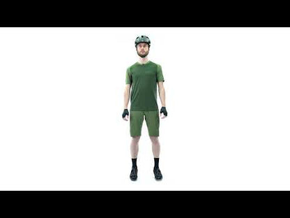 Endura GV500 Foyle Tech Short Sleeve Mens Cycling Jersey - Green