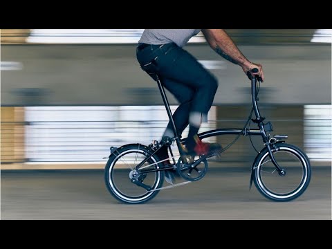 Brompton P Line M4R Folding Bike - Storm Grey – Start Fitness