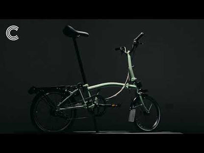 Brompton C Line S 6-Speed Black Edition Folding Bike - Dune Sand