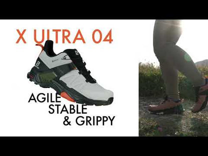 Salomon X Ultra 4 GORE-TEX Womens Walking Shoes - Grey