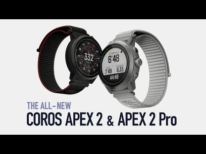 Coros Apex 2 GPS Premium Multisport Watch - Black