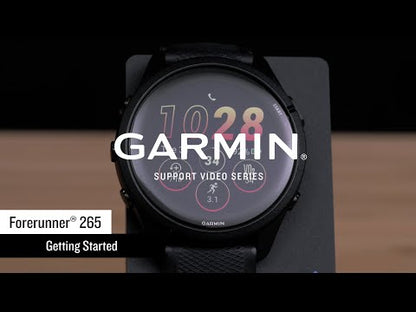 Garmin Forerunner 265 Music HRM With GPS Watch - White