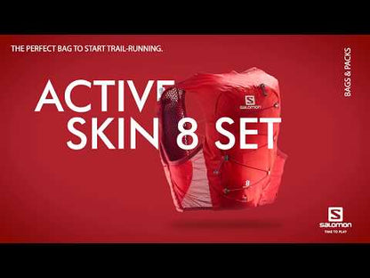 Salomon Active Skin 8 Set Running Backpack - Red