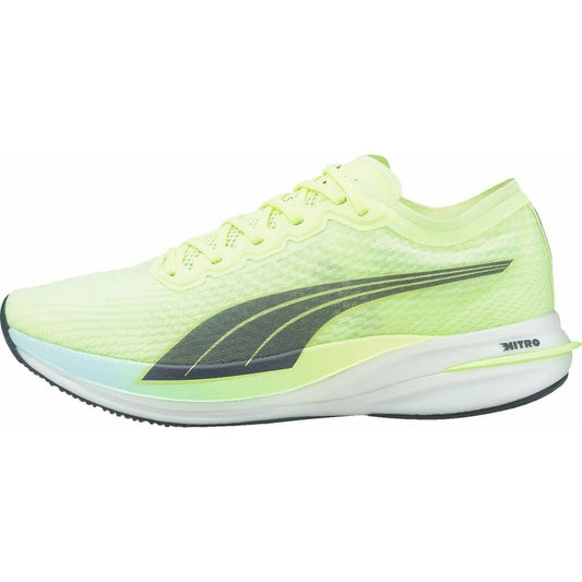 Puma Deviate Nitro Mens Running Shoes - Yellow - Start Fitness