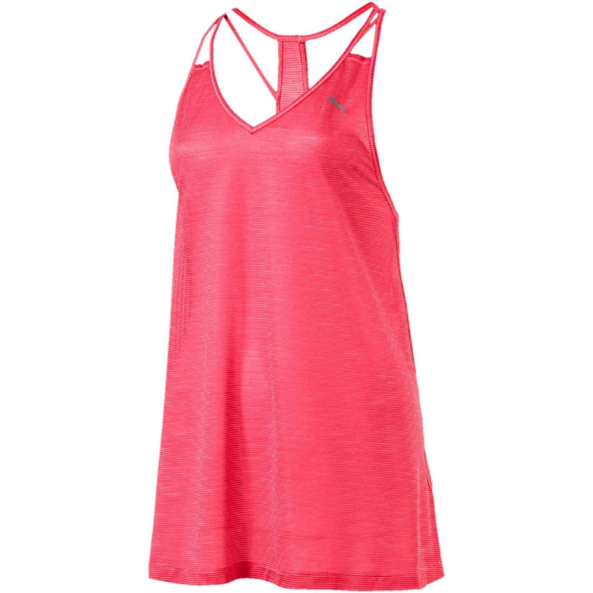Puma Mesh It Up Womens Training Layer Vest Tank Top - Pink - Start Fitness