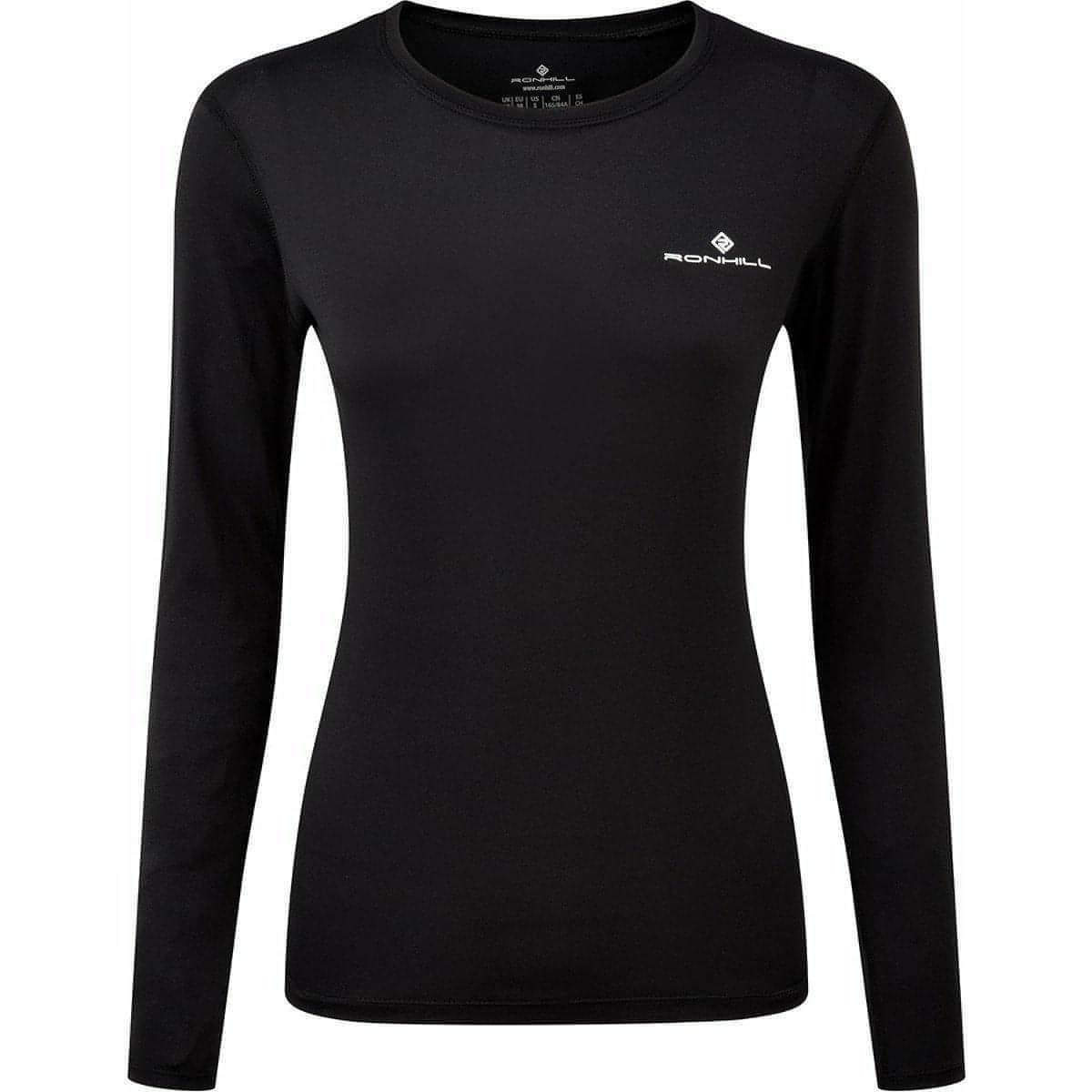 Ronhill Core Long Sleeve Womens Running Top - Black - Start Fitness