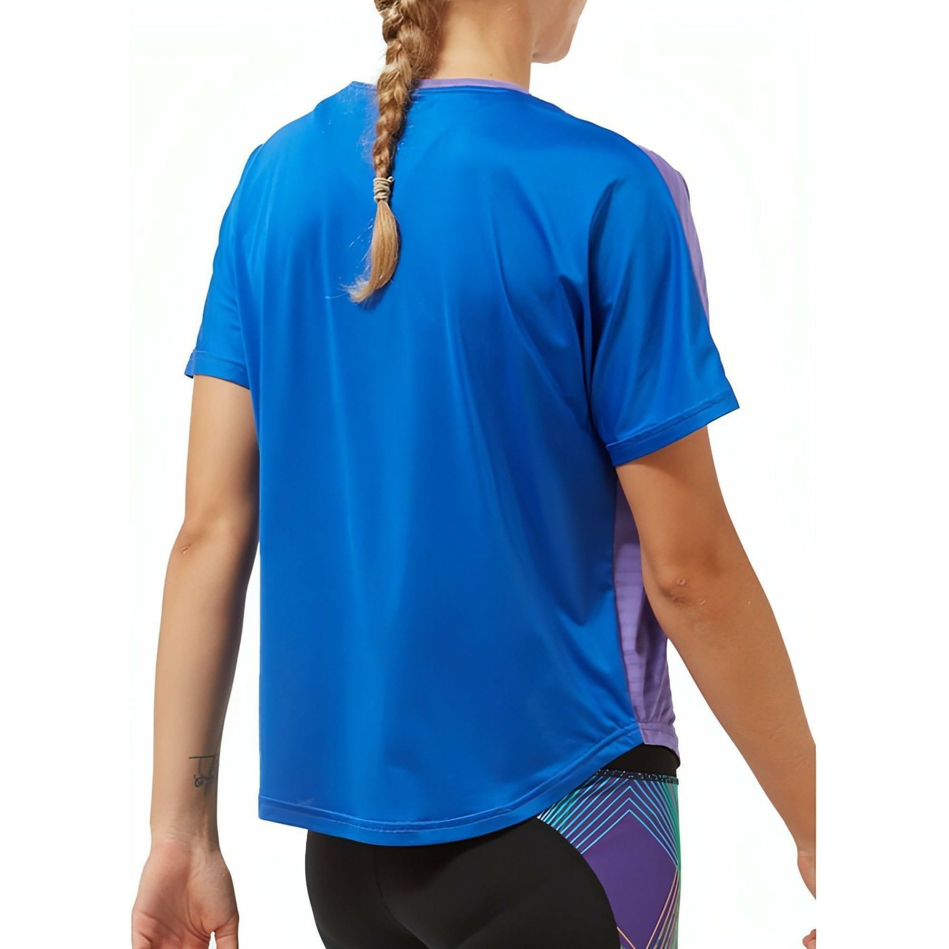 Ronhill Life Agile Short Sleeve Womens Running Top - Purple - Start Fitness