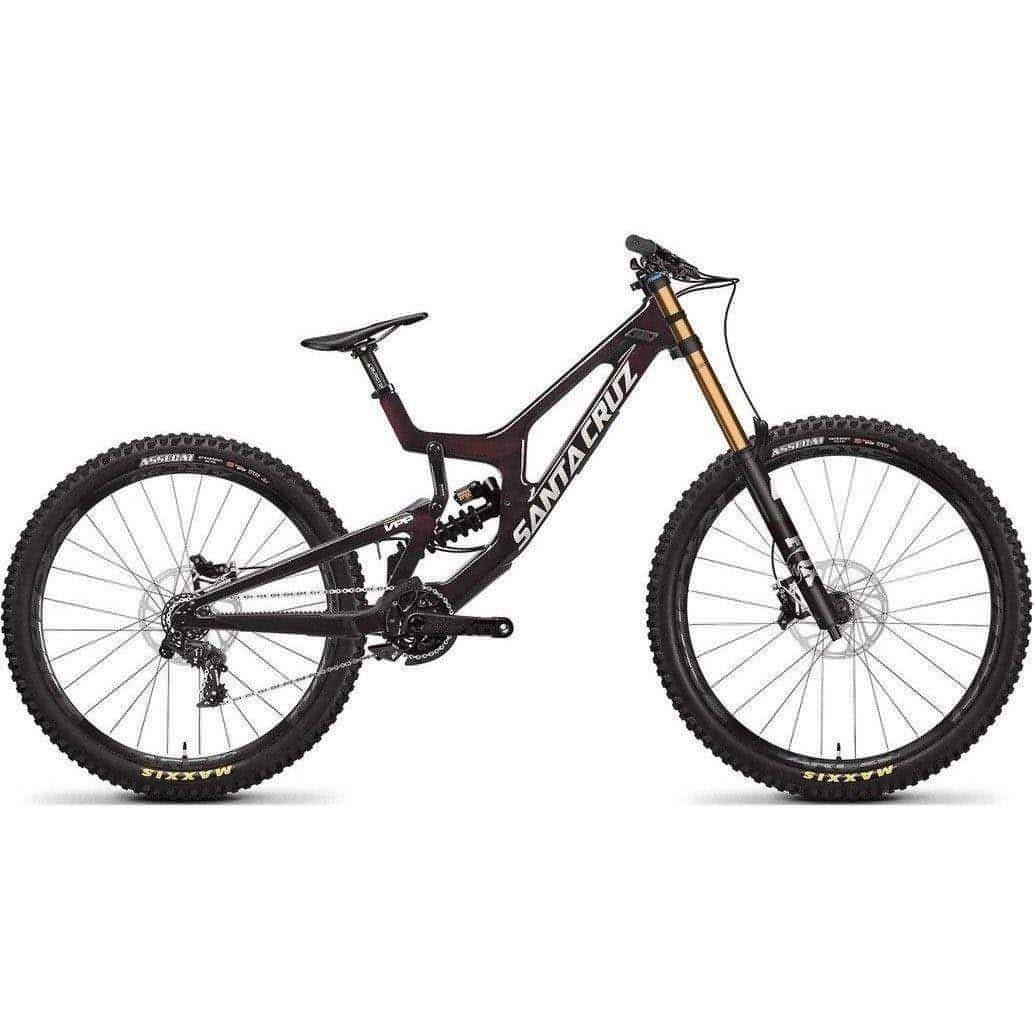 Santa Cruz V10 7 MX CC X01 Downhill Mountain Bike 2021 - Oxblood 5054977115286 - Start Fitness