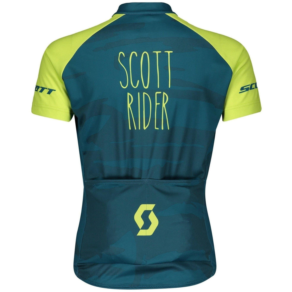 Scott RC Team Short Sleeve Junior Cycling Jersey - Blue - Start Fitness