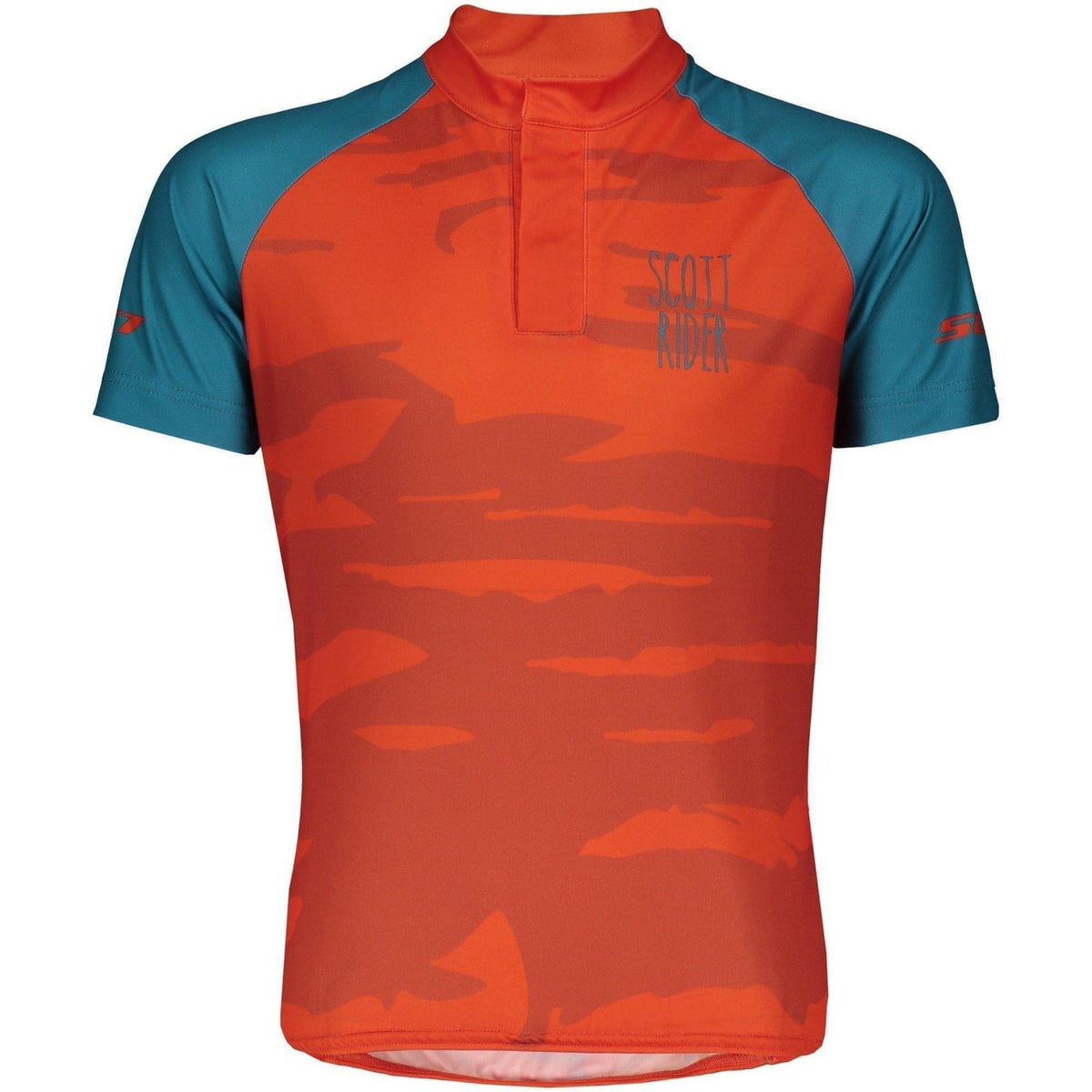 Scott RC Team Short Sleeve Junior Cycling Jersey - Orange - Start Fitness