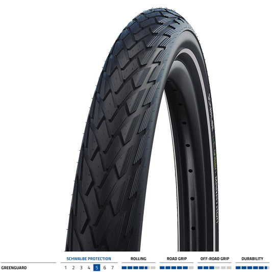 Schwalbe Green Marathon Tyre - Black