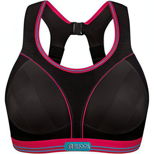 Shock Absorber Ultimate Run Womens Sports Bra - Black - Start Fitness