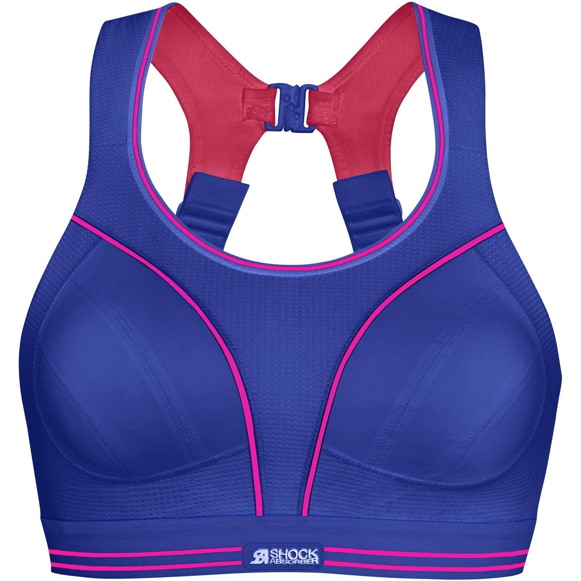 Shock Absorber Ultimate Run Womens Sports Bra - Blue - Start Fitness