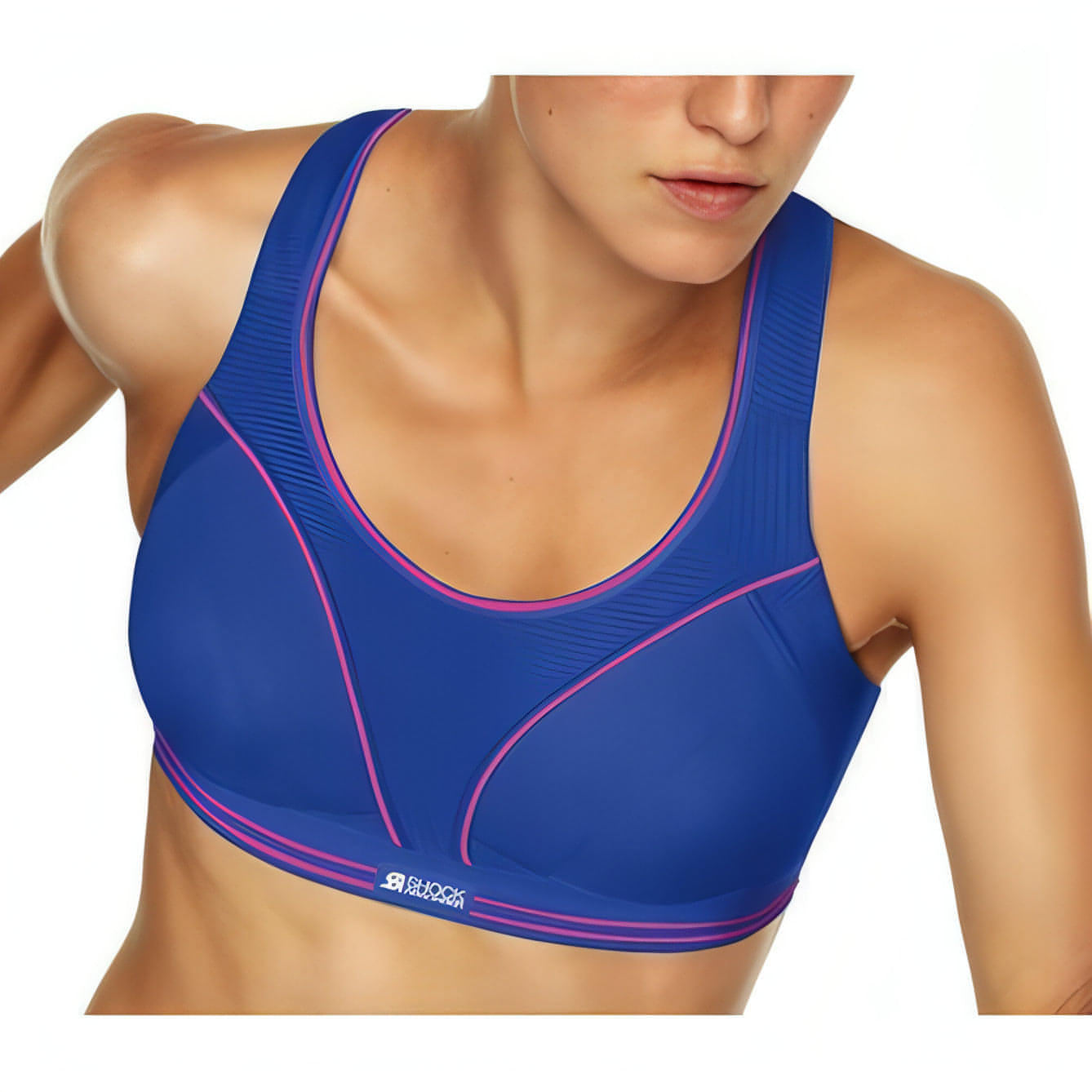 Shock Absorber Ultimate Run Womens Sports Bra - Blue - Start Fitness