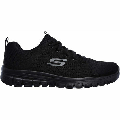 Skechers Graceful Womens Training Shoes - Black - Start Fitness