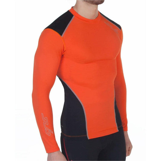 Sub Sports Dual 2.0 Long Sleeve Mens Compression Top - Orange 5055751134134 - Start Fitness
