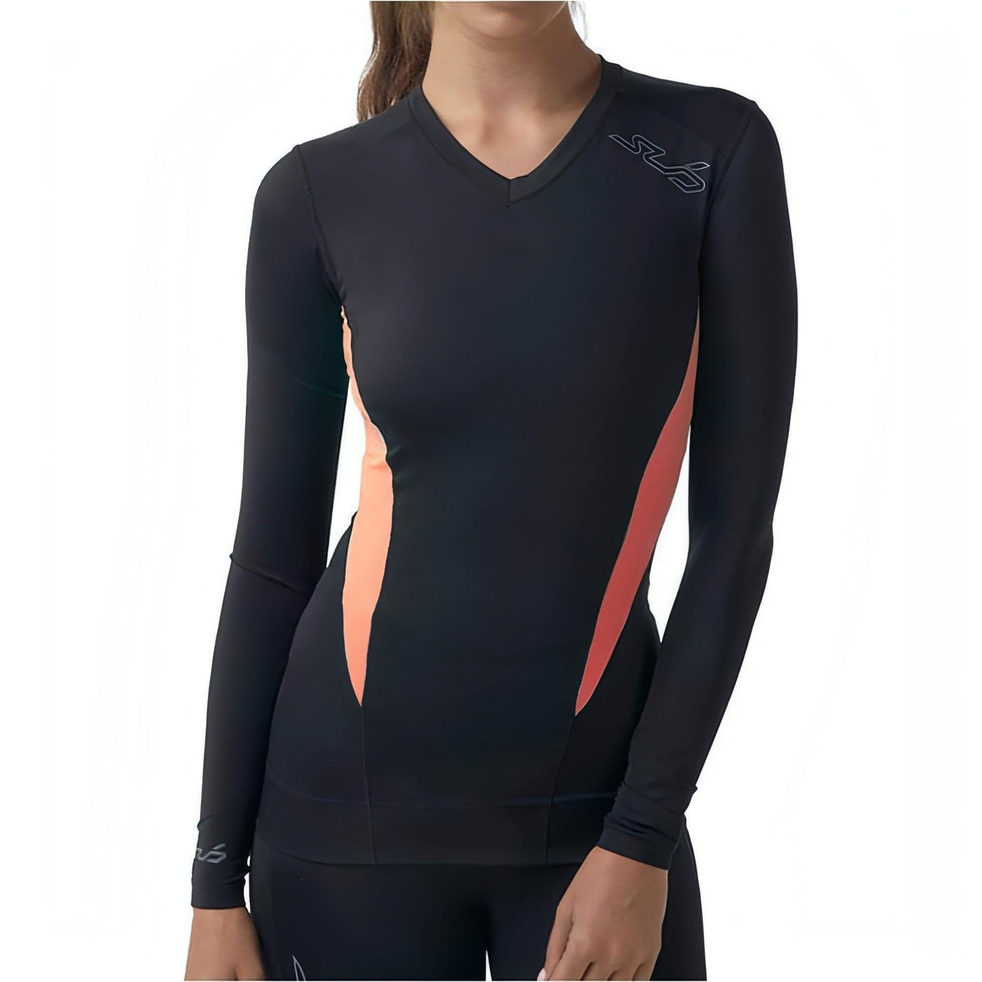 Sub Sports Dual 2.0 Womens Long Sleeve Compression Top - Black 5055751119544 - Start Fitness
