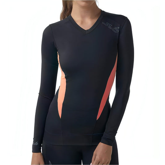 Sub Sports Dual 2.0 Womens Long Sleeve Compression Top - Black 5055751119544 - Start Fitness