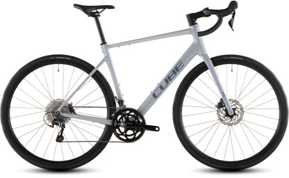 Cube Attain Race Road Bike 2026 - Fog Grey