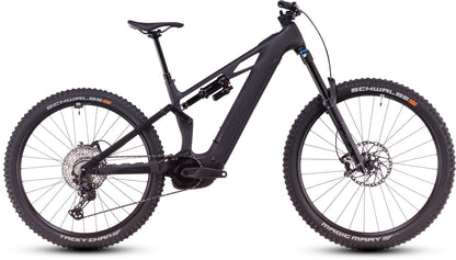 Cube Stereo Hybrid One77 HPC SLX 800 Carbon Electric Full Suspension Mountain Bike 2025 - Blackline