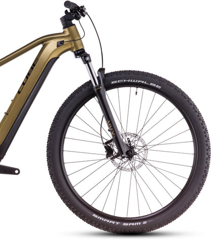 Cube Reaction Hybrid Performance 500 Electric Mountain Bike 2025 - Golden Lime