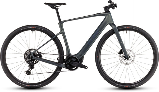 Cube Nulane Hybrid C:62 Race 400X Electric Hybrid Bike 2025 - Sagebrush Green