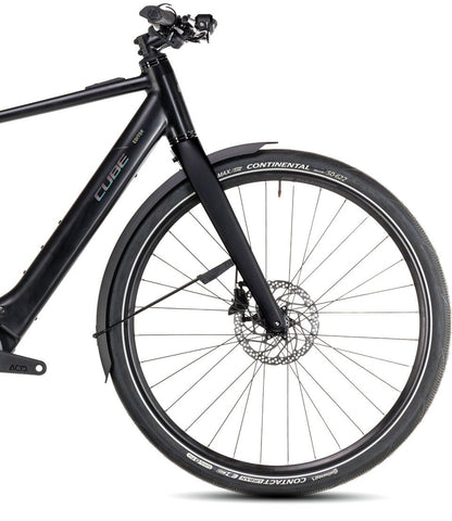 Cube Editor Hybrid Pro FE 400X Electric Hybrid Bike 2025 - Black