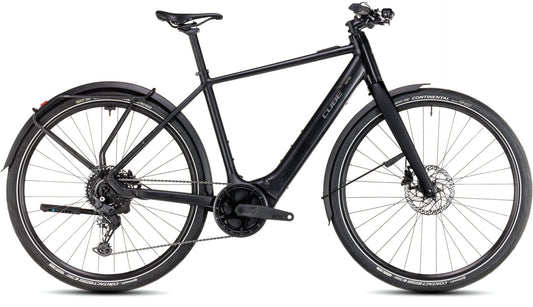 Cube Editor Hybrid Pro FE 400X Electric Hybrid Bike 2025 - Black