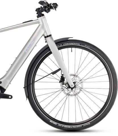 Cube Editor Hybrid SLX FE 400X Electric Hybrid Bike 2025 - Sleek Grey