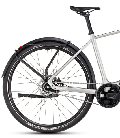 Cube Editor Hybrid SLX FE 400X Electric Hybrid Bike 2025 - Sleek Grey
